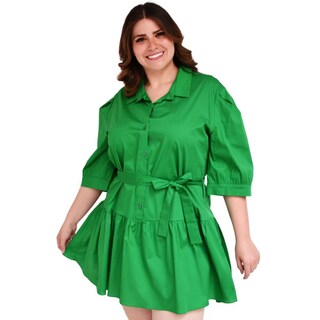 Foto 1 | Foto 1 | Vestido Roman Fashion color Verde para Mujer