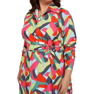 Foto 4 | Foto 4 | Vestido Sublimado Roman Fashion color Amarillo