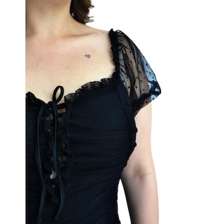 Foto 4 | Foto 4 | Vestido de Mesh Roman Fashion V-HM-13228-NEGRO color Negro