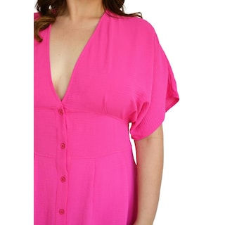Foto 4 | Foto 4 | Vestido Roman Fashion color Rosa para Mujer