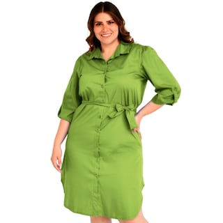 Foto 1 | Foto 1 | Vestido Roman Fashion color Verde para Mujer