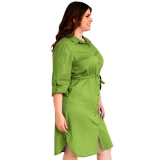 Foto 2 | Foto 2 | Vestido Roman Fashion color Verde para Mujer