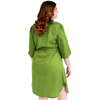 Foto 3 | Foto 3 | Vestido Roman Fashion color Verde para Mujer