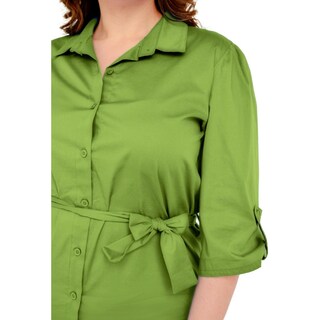 Foto 4 | Foto 4 | Vestido Roman Fashion color Verde para Mujer