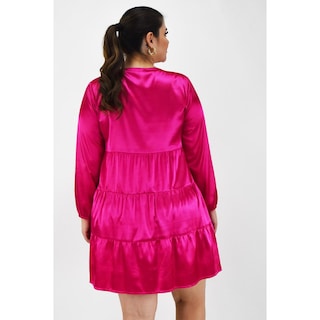 Foto 3 | Foto 3 | Vestido Roman Fashion Tallas Extras 1250 Rosa