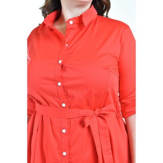 Foto 4 | Foto 4 | Vestido Asimétrico Roman Fashion 9514 Rojo