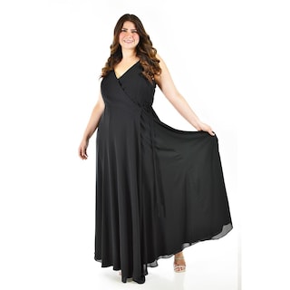 Foto 1 | Foto 1 | Vestido Largo de Fiesta Roman Fashion Negro para Mujer