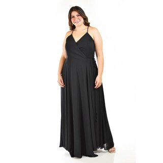 Foto 5 | Foto 5 | Vestido Largo de Fiesta Roman Fashion Negro para Mujer