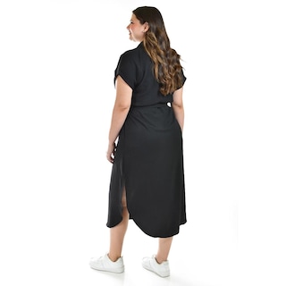 Foto 3 | Foto 3 | Vestido Camisero Roman Fashion /tallas Extras, 2137 (negro) Negro