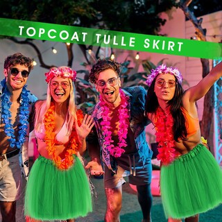 Foto 6 | Foto 6 | Falda Tutú De Tul Yolev Años 50 Vintage Burbuja Para Mujer Verde - Venta Internacional.