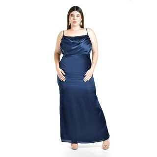 Foto 1 | Foto 1 | Vestido de Fiesta Roman Fashion Azul Marino