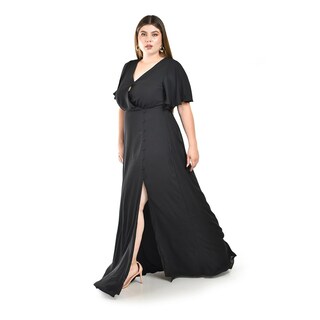 Foto 4 | Foto 4 | Vestido Largo Roman Fashion Negro