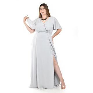 Foto 1 | Foto 1 | Vestido Largo Roman Fashion Gris