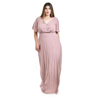 Foto 6 | Foto 6 | Vestido Largo Roman Fashion Rosa