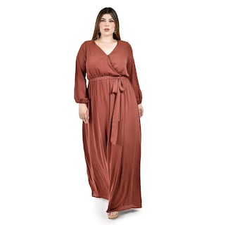 Foto 1 | Foto 1 | Vestido de Manga Larga Roman Fashion Café para Mujer