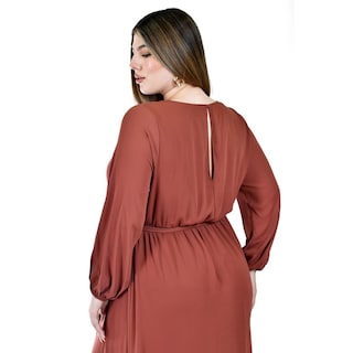 Foto 4 | Foto 4 | Vestido de Manga Larga Roman Fashion Café para Mujer