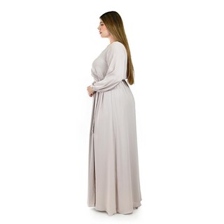 Foto 2 | Foto 2 | Vestido de Manga Larga Roman Fashion Beige para Mujer