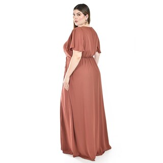 Foto 3 | Foto 3 | Vestido Largo con Abertura Roman Fashion Café para Mujer