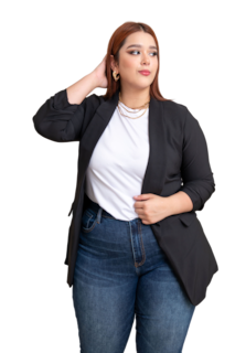 Foto 1 | Foto 1 | Blazer de Vestir María Ferré 2846 Negro para Mujer