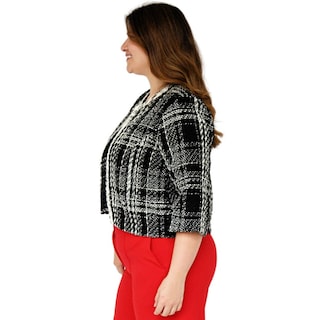 Foto 3 | Foto 3 | Saco Tweed Roman Fashion AB-ST-7049-NEGRO-ALL color Negro