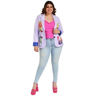 Foto 5 | Foto 5 | Blazer Roman Fashion color Púrpura para Mujer