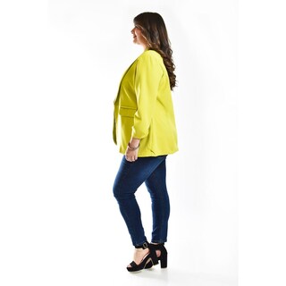 Foto 2 | Foto 2 | Blazer Manga 3/4 Roman Fashion /tallas Extras 12255 Verde Lima
