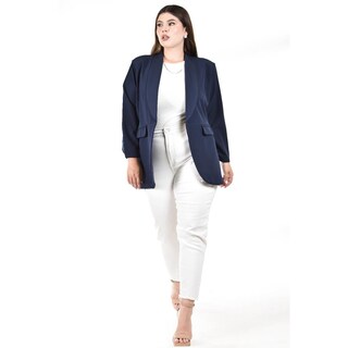 Foto 4 | Foto 4 | Blazer Manga 3/4 Roman Fashion para Mujer