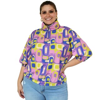 Foto 2 | Foto 2 | Blusa Roman Fashion Tallas Extras 2025 color Púrpura