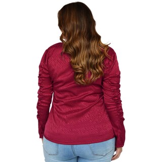 Foto 3 | Foto 3 | Blusa Formal ROMAN FASHION 1803 color Vino Tallas Extras