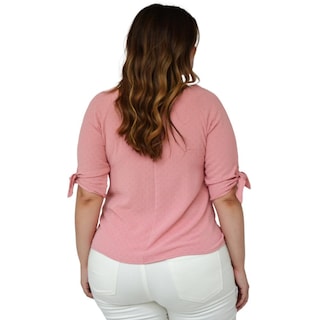Foto 3 | Foto 3 | Blusa para Dama Roman Fashion cuello V 7375 color Rosa
