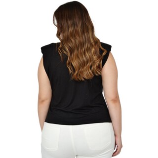 Foto 3 | Foto 3 | Blusa para Dama Roman Fashion Talla Extra 3799 color Negro
