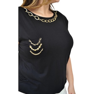 Foto 4 | Foto 4 | Blusa para Dama Roman Fashion Talla Extra 3799 color Negro