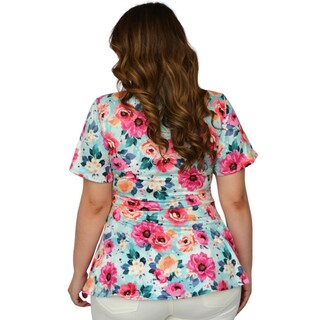 Foto 2 | Foto 2 | Blusa Roman Fashion 1710 color Azul para Mujer