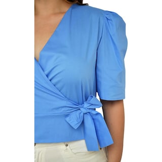 Foto 4 | Foto 4 | Blusa Roman Fashion color Azul para Mujer