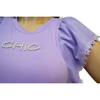 Foto 4 | Foto 4 | Blusa Roman Fashion color Púrpura para Mujer