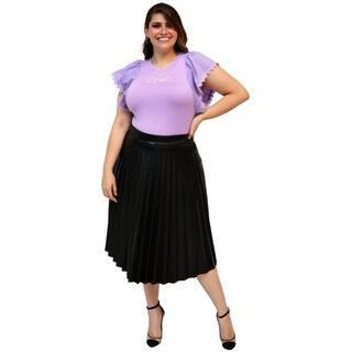 Foto 6 | Foto 6 | Blusa Roman Fashion color Púrpura para Mujer