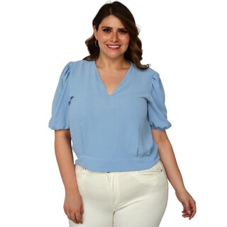 Foto 1 | Foto 1 | Blusa Roman Fashion 0402 color Azul Talla Extra