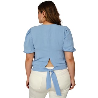 Foto 2 | Foto 2 | Blusa Roman Fashion 0402 color Azul Talla Extra