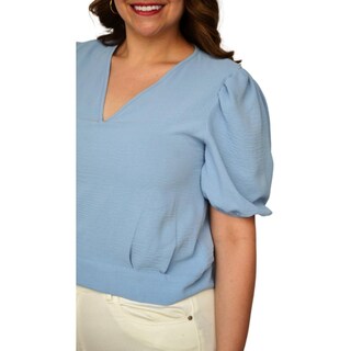 Foto 3 | Foto 3 | Blusa Roman Fashion 0402 color Azul Talla Extra