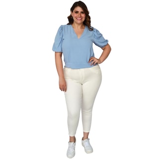 Foto 4 | Foto 4 | Blusa Roman Fashion 0402 color Azul Talla Extra