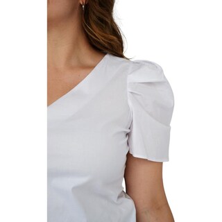 Foto 4 | Foto 4 | Blusa para Dama Roman Fashion de Popelina 2127 color Blanco