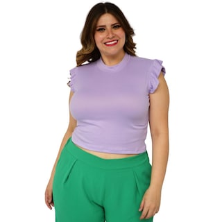 Foto 1 | Foto 1 | Blusa Roman Fashion color Lila para Mujer