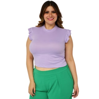 Foto 3 | Foto 3 | Blusa Roman Fashion color Lila para Mujer