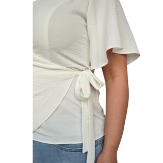 Foto 4 | Foto 4 | Blusa de Manga Amplia Roman Fashion 0416 color Blanco Talla Extra