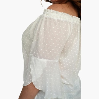 Foto 4 | Foto 4 | Blusa Roman Fashion 1628 color Blanco para Mujer