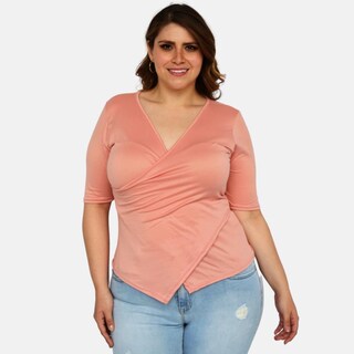 Foto 1 | Foto 1 | Blusa Casual Roman Fashion 1670 color Rosa para Mujer