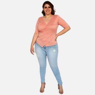 Foto 4 | Foto 4 | Blusa Casual Roman Fashion 1670 color Rosa para Mujer