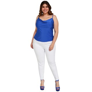 Foto 5 | Foto 5 | Blusa Roman Fashion BL-ELY-0424 color Azul Tallas Extras