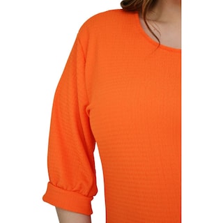 Foto 4 | Foto 4 | Blusa Roman Fashion BL-GR-1814 color Naranja Tallas Extras
