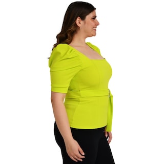 Foto 2 | Foto 2 | Blusa Roman Fashion color Verde para Mujer